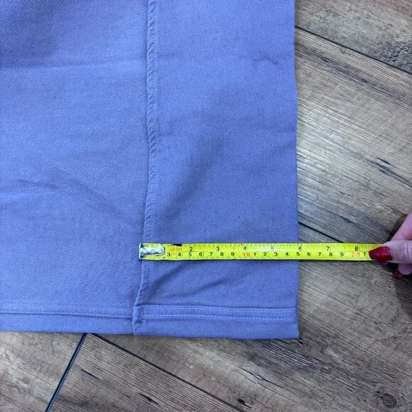 Cider Women's Wide Leg Oversized Bib Cargo Overalls Denim Sz 4XL Purple Wash NWT - Picture 12 of 12